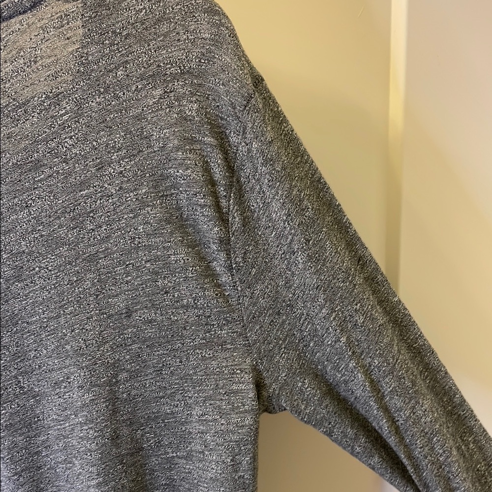 Madewell Charcoal Long Sleeve Women's Tee - Picture 5 of 5